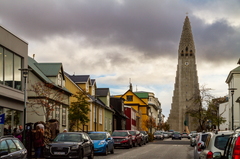 Walking in Reykjavik