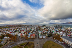 Walking in Reykjavik