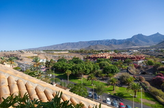 Views from the top level of the hotel